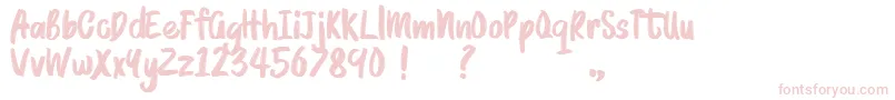 BRUSHMOSH Demo Font – Pink Fonts