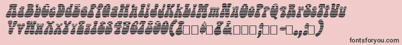 フォントSargoo – ピンクの背景に黒い文字