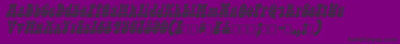 Sargoo Font – Black Fonts on Purple Background