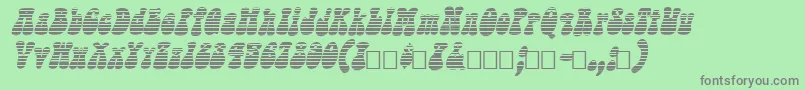 Sargoo Font – Gray Fonts on Green Background