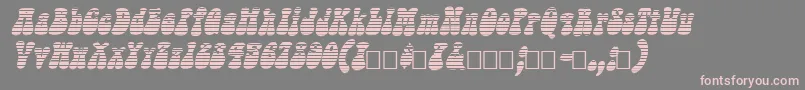 Sargoo Font – Pink Fonts on Gray Background