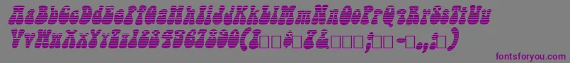 Sargoo Font – Purple Fonts on Gray Background