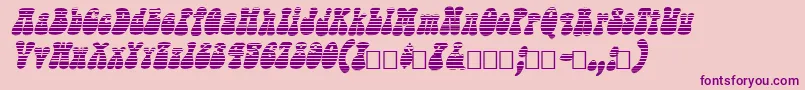 Sargoo Font – Purple Fonts on Pink Background