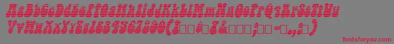 Sargoo Font – Red Fonts on Gray Background