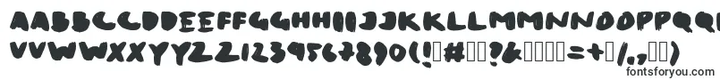 Czcionka BrushPenXL – kroje pisma w dużych rozmiarach