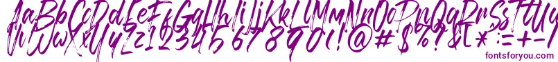 Brusthy Font – Purple Fonts