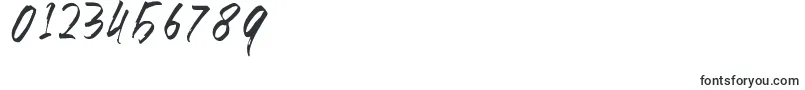 Brusthy Font – Fonts for Numbers and Digits