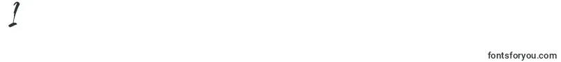フォントBrusthy – フォント数字1