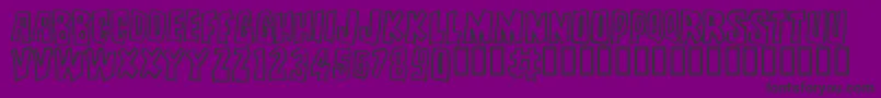 BRUTALITY Font – Black Fonts on Purple Background