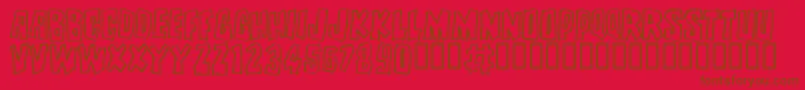 More about BRUTALITY Font BRUTALITY Font – Brown Fonts on Red Background
