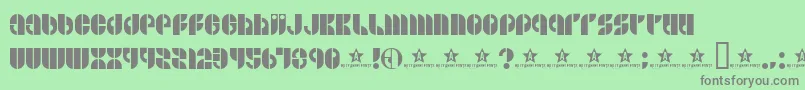 BSIDE    Font – Gray Fonts on Green Background