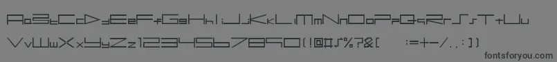 btseps2 Font – Black Fonts on Gray Background