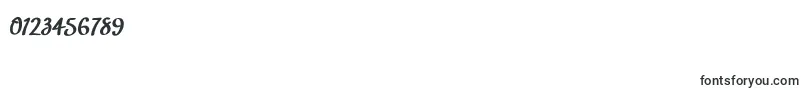 BTX Benafor Regular Font – Fonts for Numbers and Digits