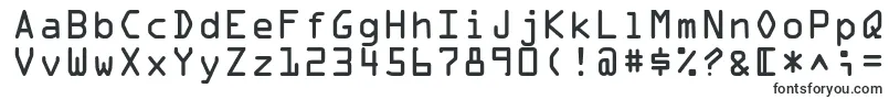 Ocrastd-fontti – Alkavat O:lla olevat fontit