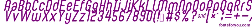 BUBBLEBOY2 Font – Purple Fonts on White Background