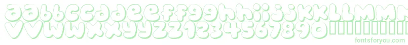 BUBBLEGUMS Font – Green Fonts