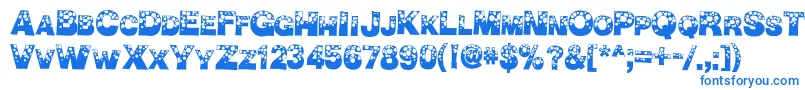 BubbleMan Font – Blue Fonts