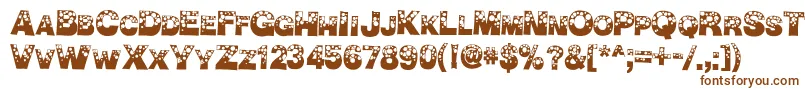 BubbleMan Font – Brown Fonts