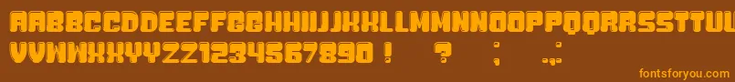 More about Bubblicious Font Bubblicious Font – Orange Fonts on Brown Background