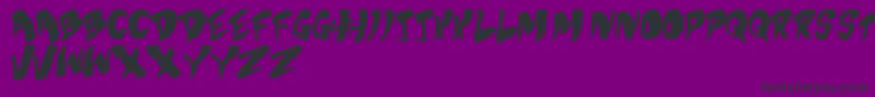 Saiba mais sobre a fonte BUBBS Fonte BUBBS – fontes pretas em um fundo violeta