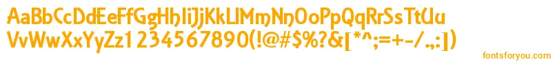 Estelle-Schriftart – Orangefarbene Schriften