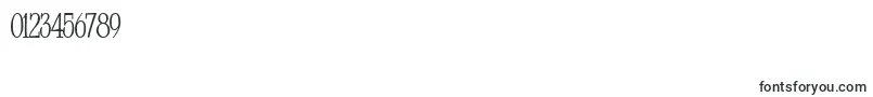 Budem   -Schriftart – Schriften für Zahlen und Nummern