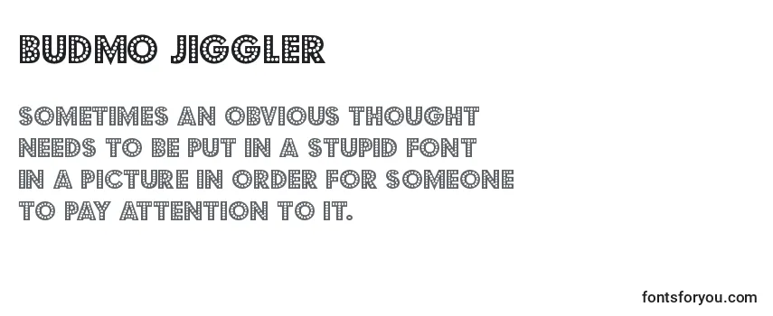 Budmo jiggler Font