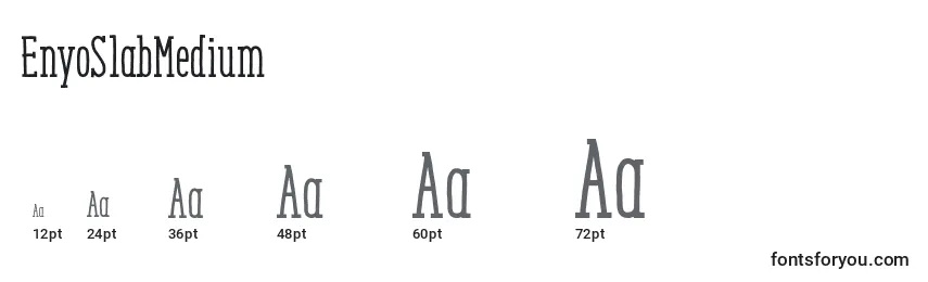 Размеры шрифта EnyoSlabMedium