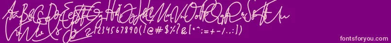 Lisätietoja BuffaloHerder-fontista BuffaloHerder-fontti – vaaleanpunaiset fontit violetilla taustalla