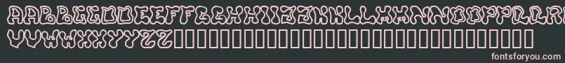 BUFFY    Font – Pink Fonts on Black Background