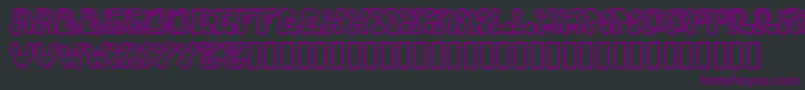 Buffy Font – Purple Fonts on Black Background