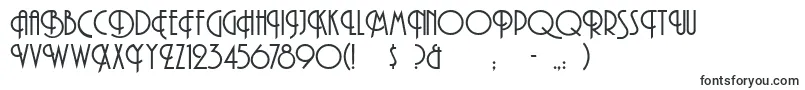 Andesiteplain-fontti – Kirjainfontit