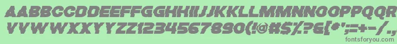 More about Bugfast Font Bugfast Font – Gray Fonts on Green Background