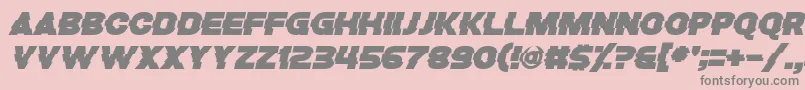 fuente Bugfast – Fuentes Grises Sobre Fondo Rosa