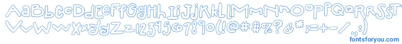 2peasSillyFillIn Font – Blue Fonts