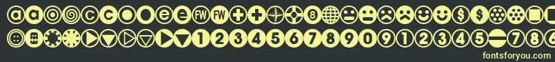 BULLBA   Font – Yellow Fonts on Black Background