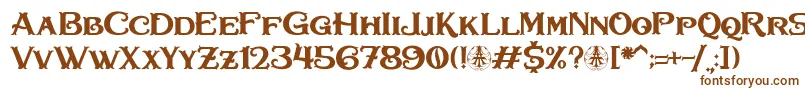 Bullhawk Personal Use Only Font – Brown Fonts on White Background