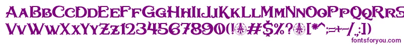 Bullhawk Personal Use Only Font – Purple Fonts on White Background