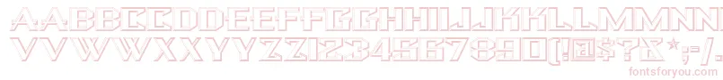 BULWN    Font – Pink Fonts on White Background