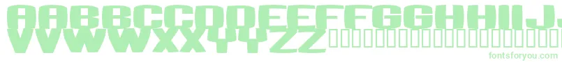 BUMBASTIKA Font – Green Fonts on White Background