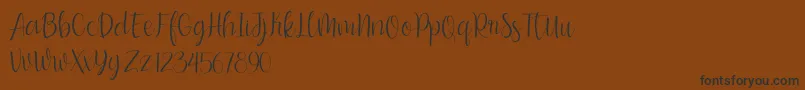 bumble blitz for dafont Font – Black Fonts on Brown Background