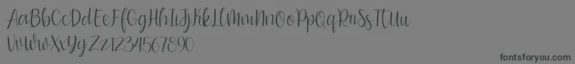 bumble blitz for dafont Font – Black Fonts on Gray Background