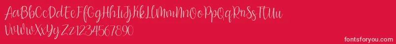bumble blitz for dafont Font – Pink Fonts on Red Background