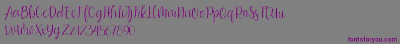 Шрифт bumble blitz for dafont – фиолетовые шрифты на сером фоне