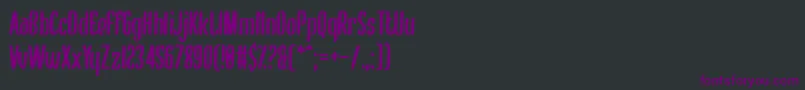 Bumblebear Font – Purple Fonts on Black Background