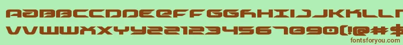 More about Drivebold Font Drivebold Font – Brown Fonts on Green Background