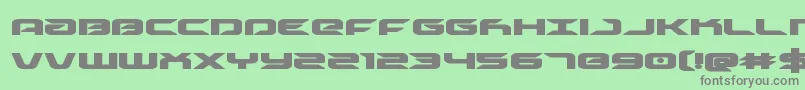 More about Drivebold Font Drivebold Font – Gray Fonts on Green Background
