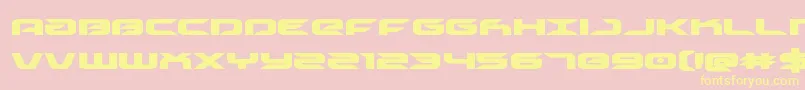fuente Drivebold – Fuentes Amarillas Sobre Fondo Rosa