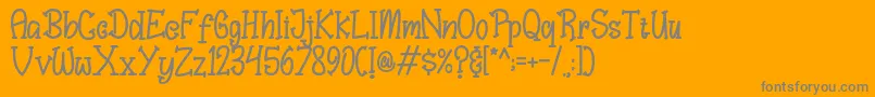 Weitere Informationen zur Bungah-Schriftart Bungah-Schriftart – Graue Schriften auf orangefarbenem Hintergrund