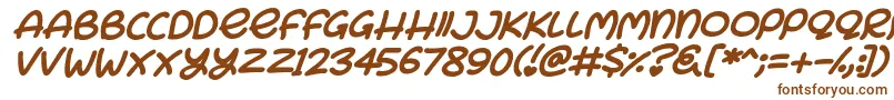 Bunny Ears Italic Font – Brown Fonts